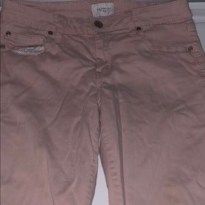 pink jeans